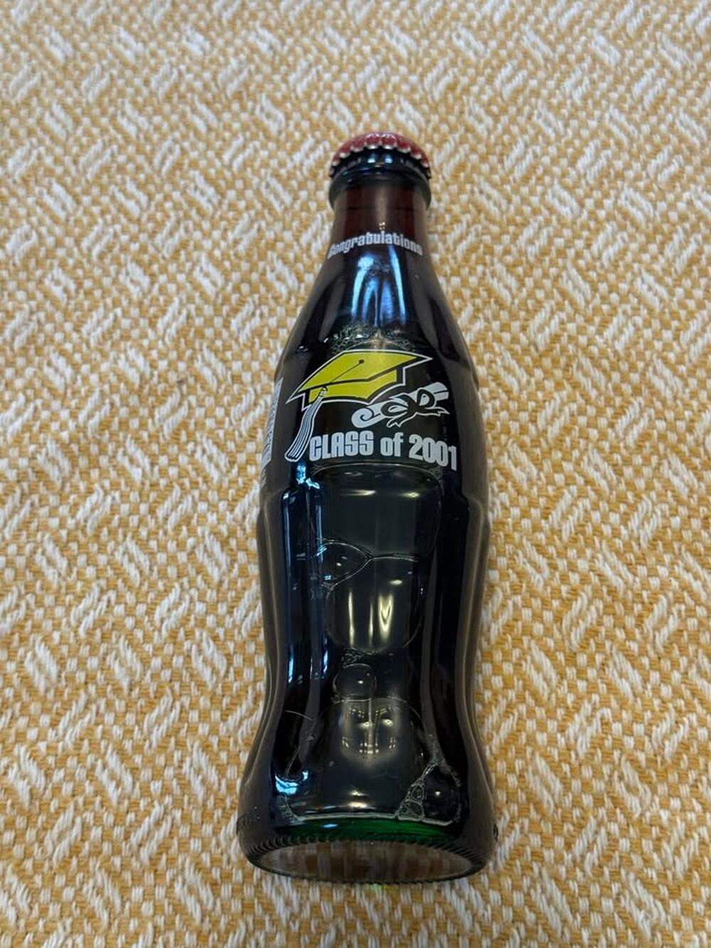 2001 Coca-Cola “Class of 2001” commemorative graduation bottle